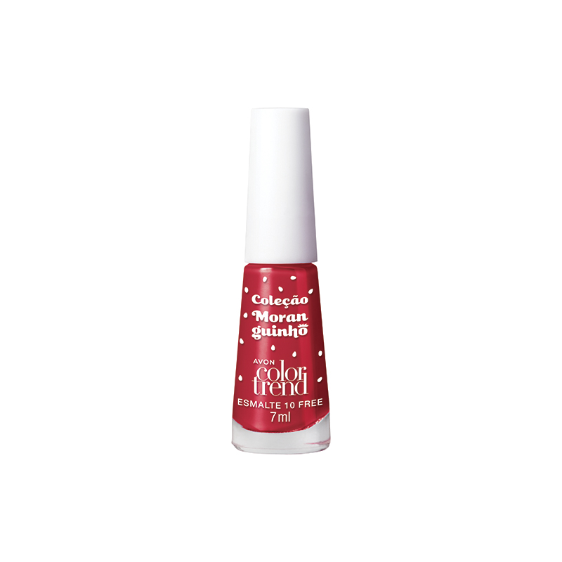 Esmalte Color Trend 10 Free Coleção Moranguinho