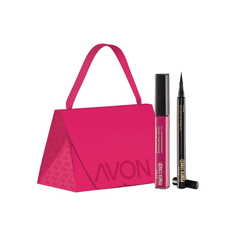 Presente Power Stay Duo Malva e Preto