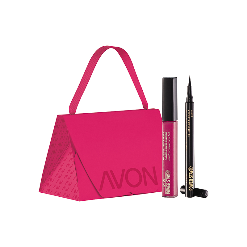 Presente Power Stay Duo Malva e Preto
