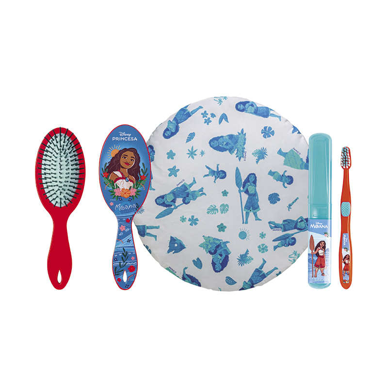 Avon Kit Moana Escova De Dente + Escova De Cabelo + Touca De Banho