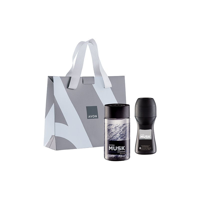 Presente Avon Musk Mineralis Rotina Perfumada