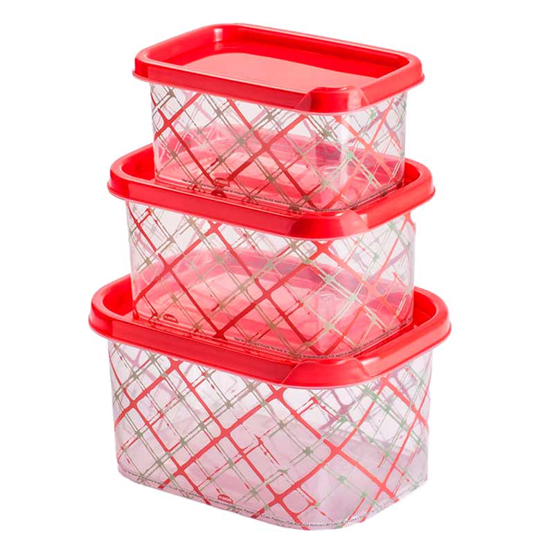 Conjunto 3 Potes Natal