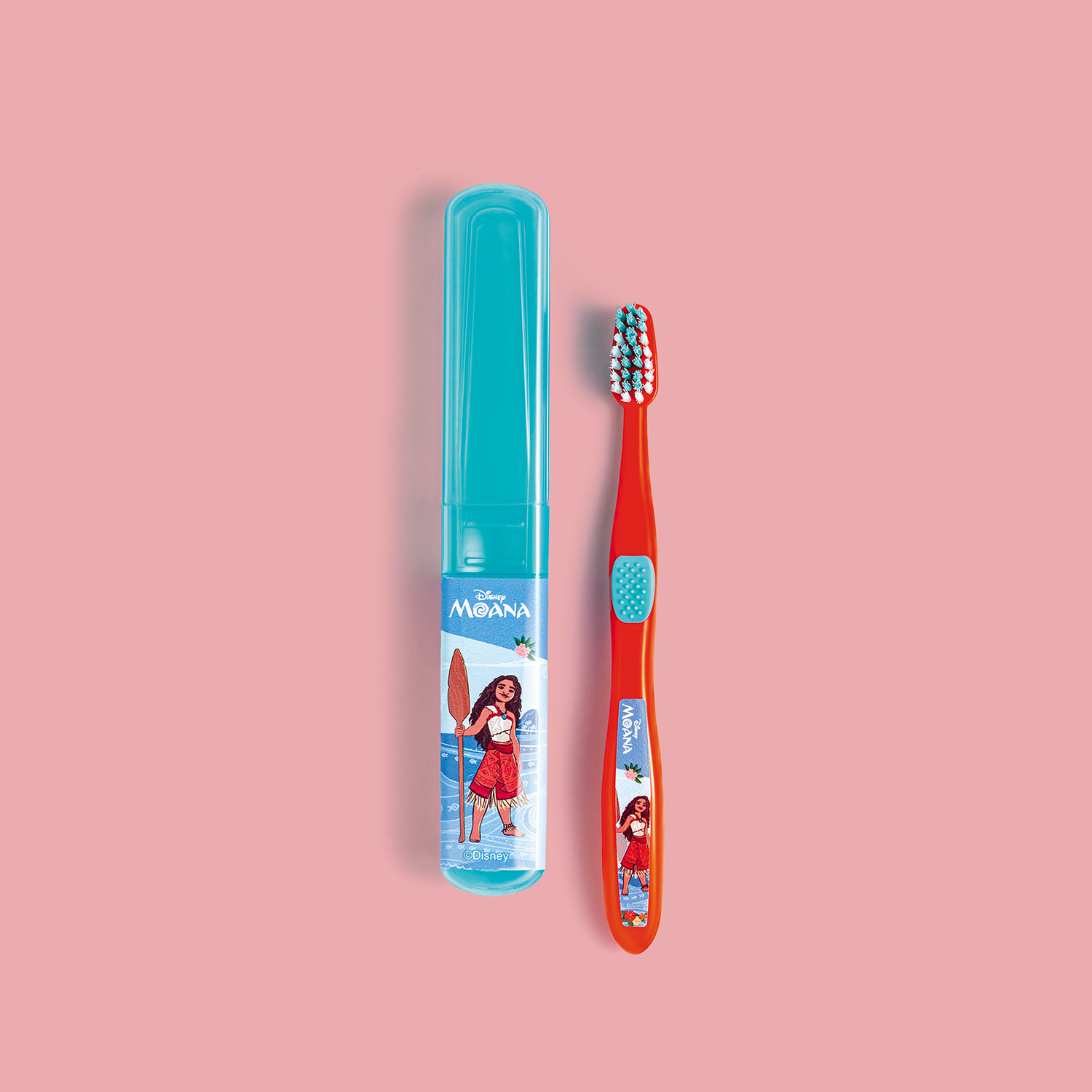 Escova de Dentes com Estojo Moana