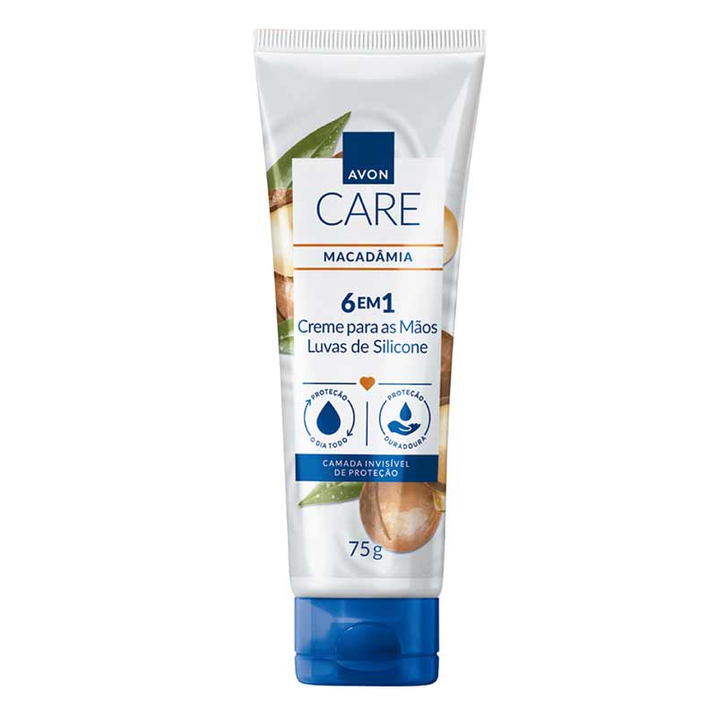 Luvas De Silicone Creme Protetor Para As Maos Macadamia 75g