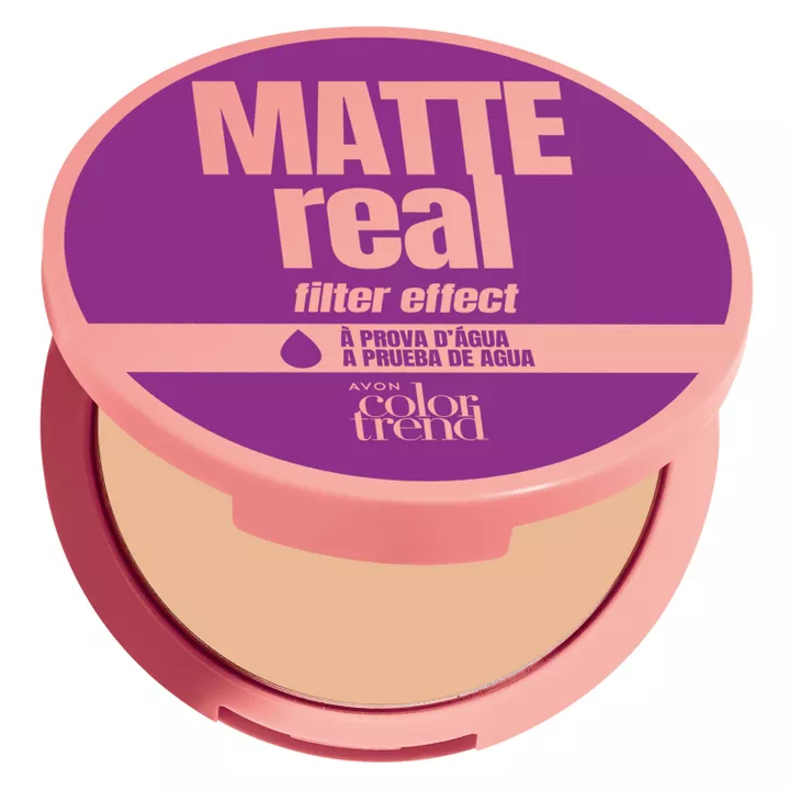 Po Compacto Facial Color Trend Matte Real A Prova D'Agua 7g