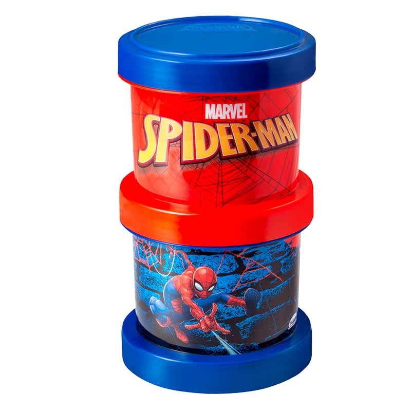 Kit 2 Potes  Spiderman
