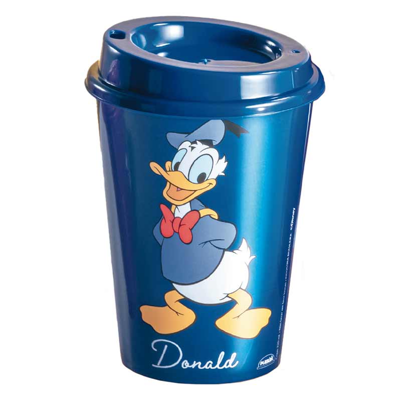 Copo Com Tampa Pato Donald