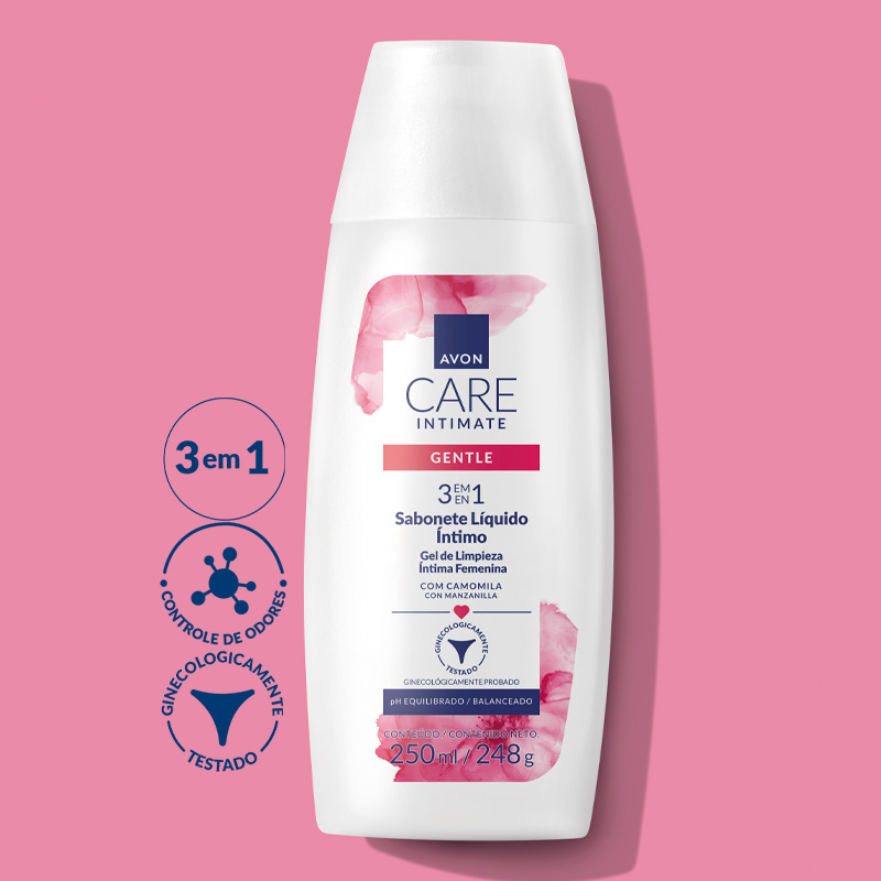 Avon Care Intimate Sabonete Líquido Íntimo Gentle 250ml