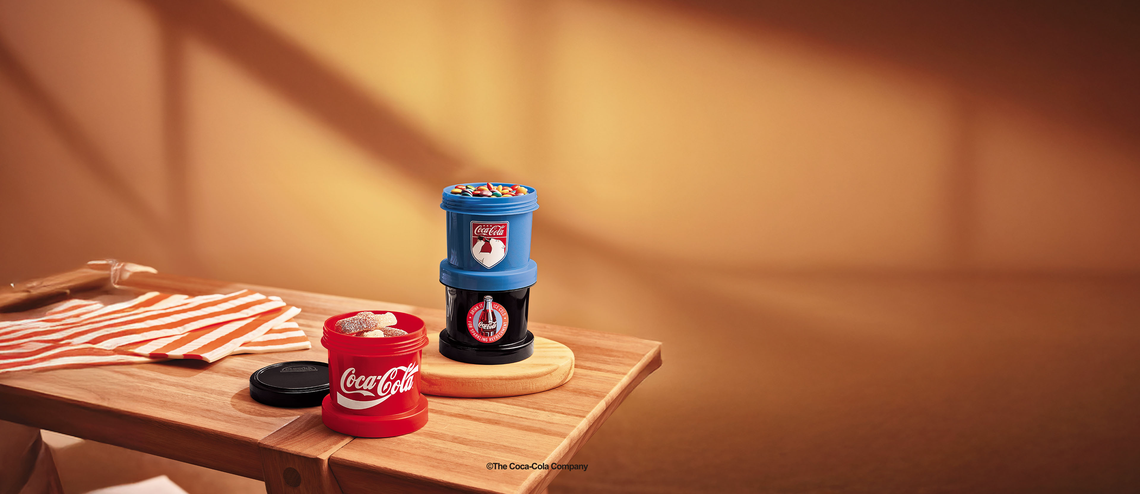 Kit 3 Potinhos Coca-Cola