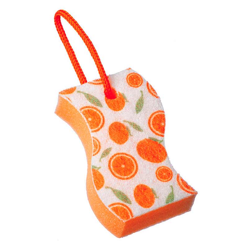 Esponja de Banho Frutas Laranja