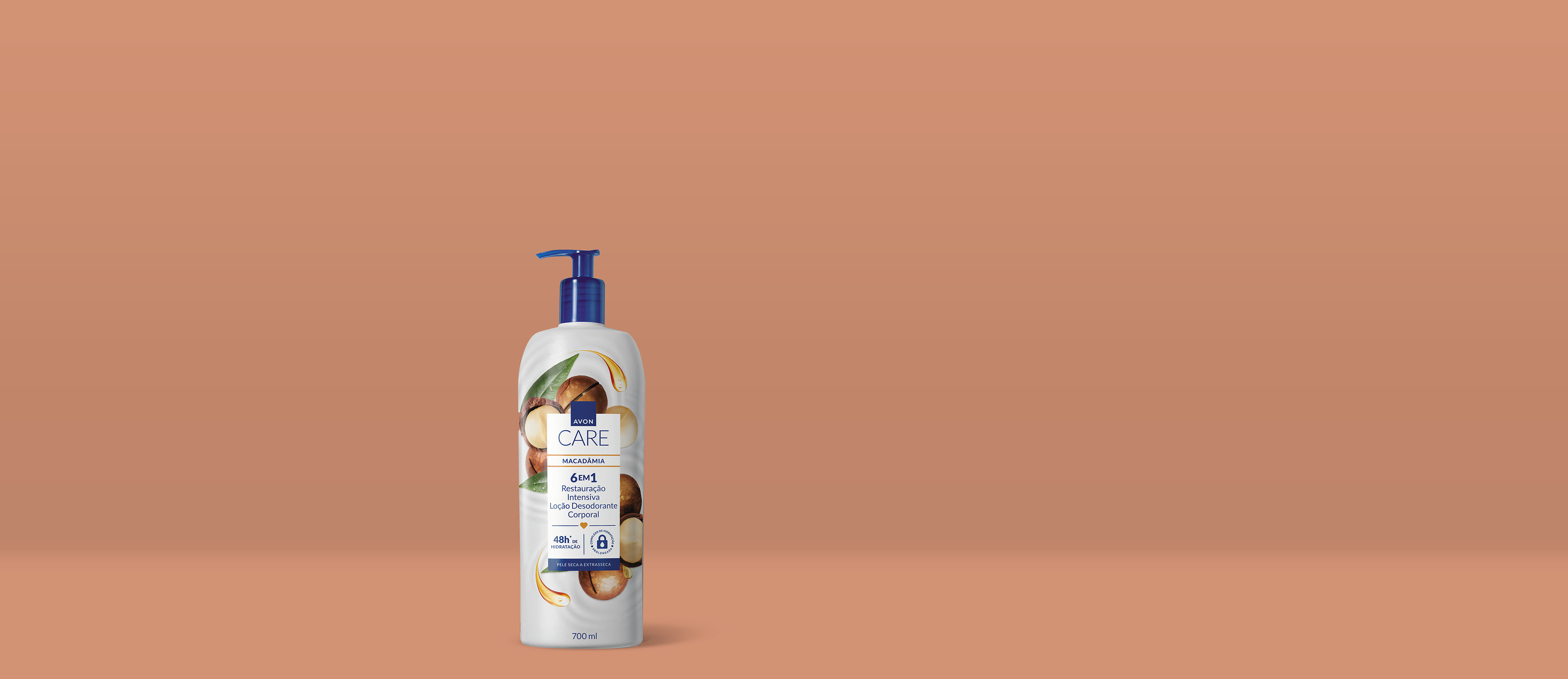 AVON CARE LOÇÃO DESODORANTE CORPORAL ÓLEO DE MACADÂMIA