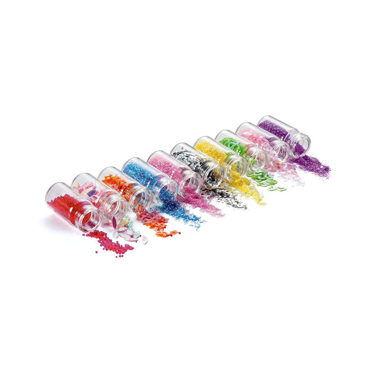 Kit 10 Potes Decorados de Unhas