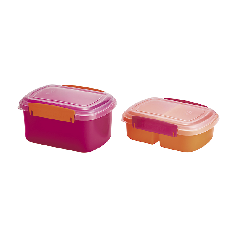 Kit 2 Potes Com Travas Coloridas