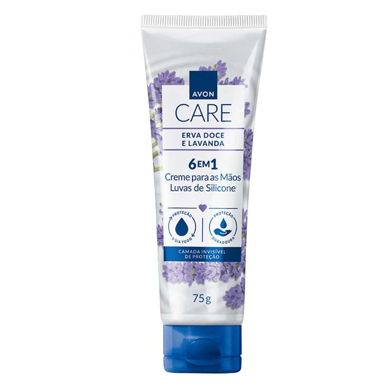 Luvas De Silicone Creme Protetor Para As Maos Erva Doce E Lavanda 75g