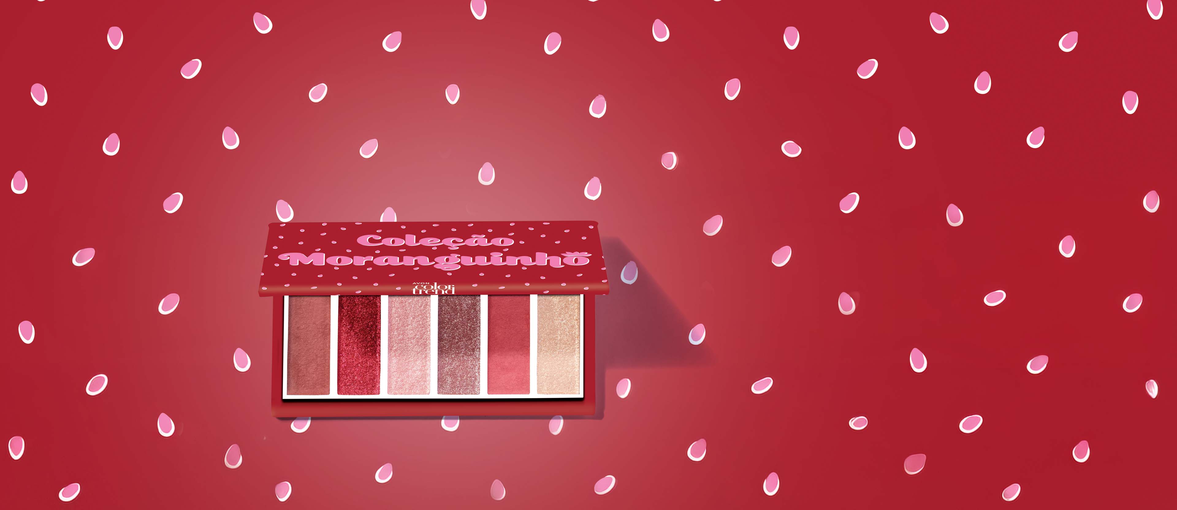 Paleta De Sombras Coleção Moranguinho