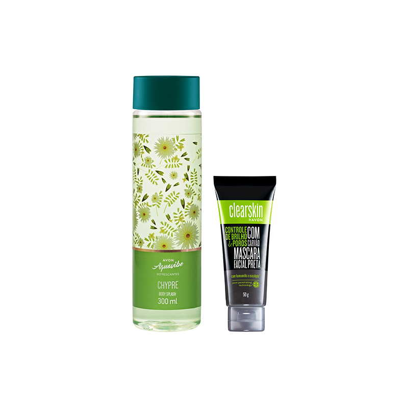 Kit Clearskin Mascara E Aquavibe Verde