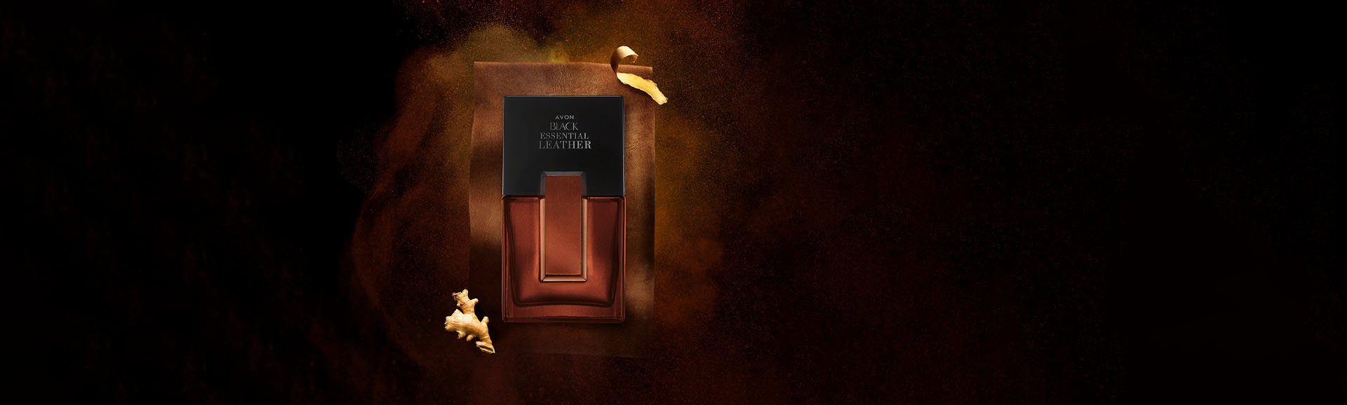 Black Essential Leather Deo Colônia