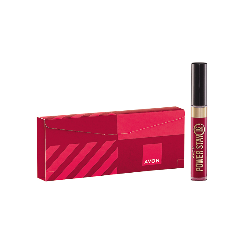 Presente Avon Batom Power Stay Vermelho Radiante