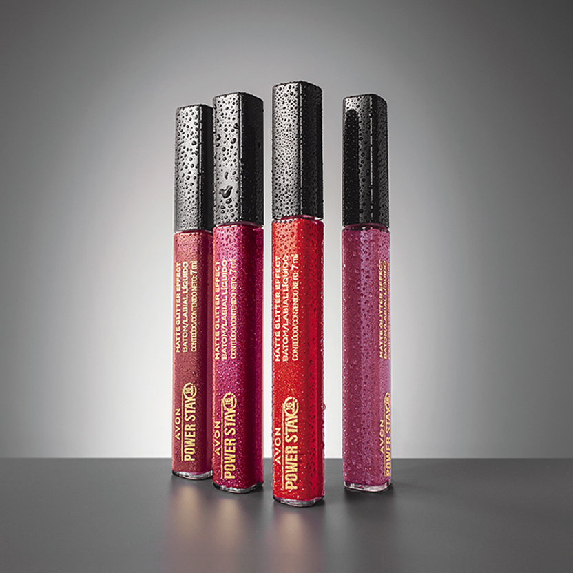 Batom Liquido Matte Glitter Effect