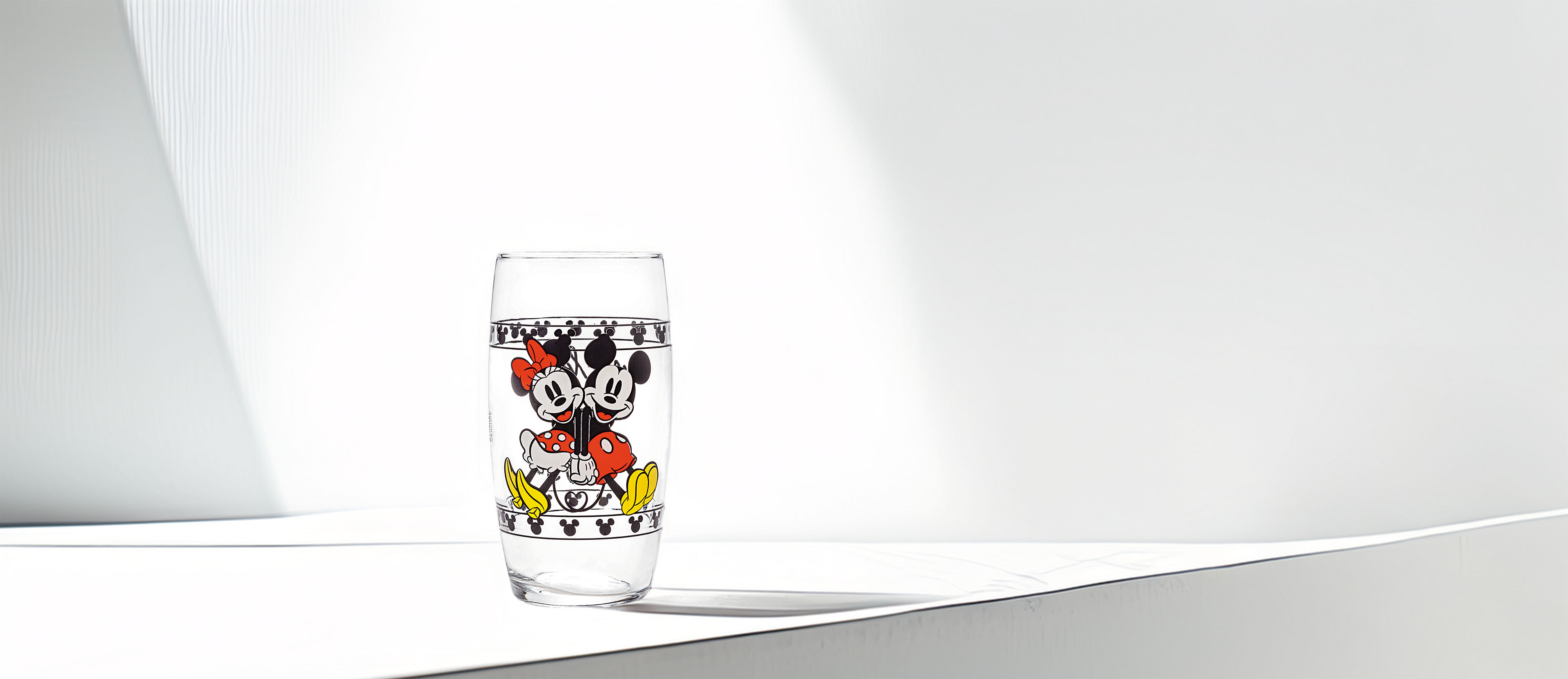 Copo Vidro Assinatura Mickey