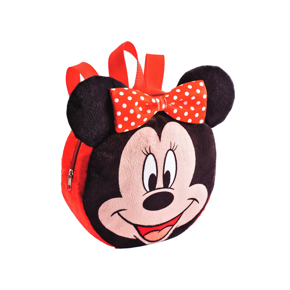 Mochila 3D Toque de Pelúcia Minnie