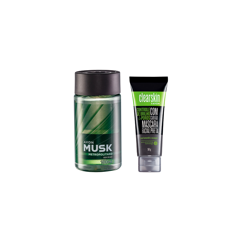 Kit Clearskin Mascara E Musk Verde