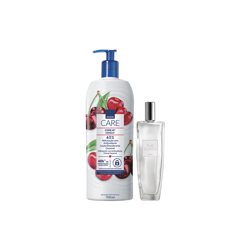 Kit Pur Blanca Hidratante Cereja