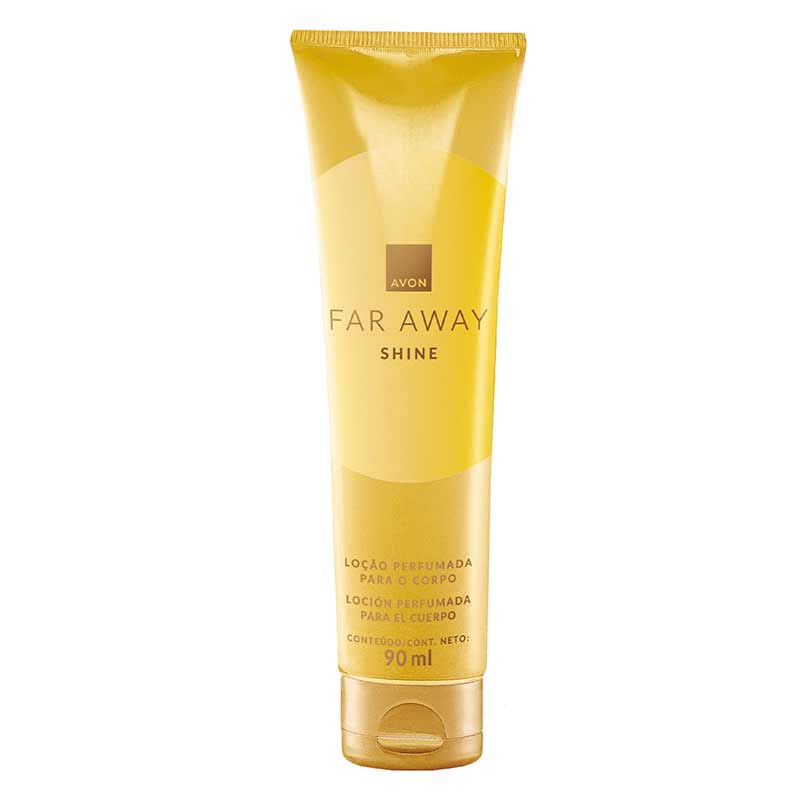 Far Away Shine Loção Perfumada Para O Corpo