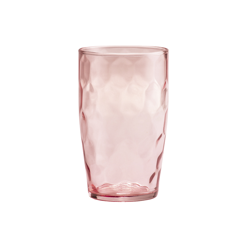 Copo De Vidro Rosa