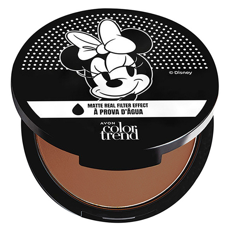 Po Compacto Facial A Prova D Agua Avon Color Trend Matte Real Colecao Disney