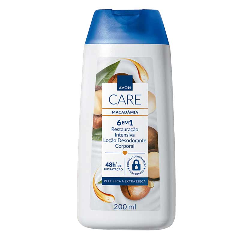 Avon Care Locao Desodorante Corporal Macadamia 200ml