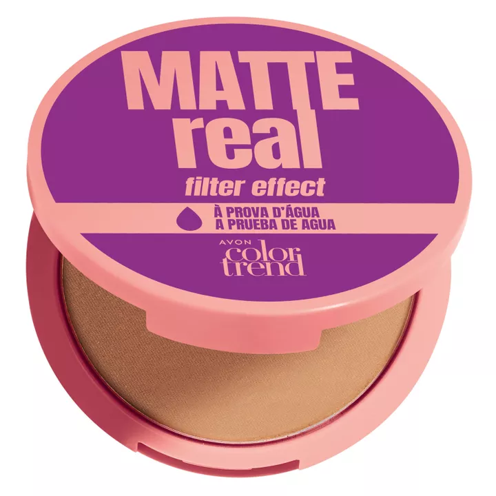 Po Compacto Facial Color Trend Matte Real A Prova D'Agua 7g
