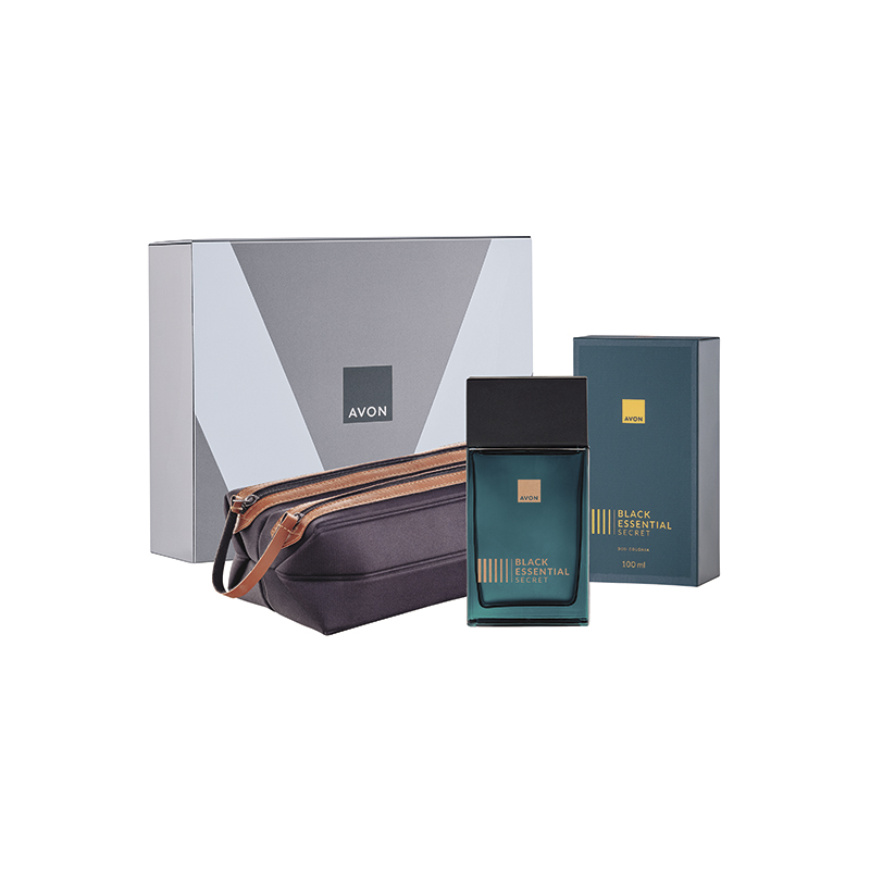 Presente Avon Black Essential Secret Superespecial
