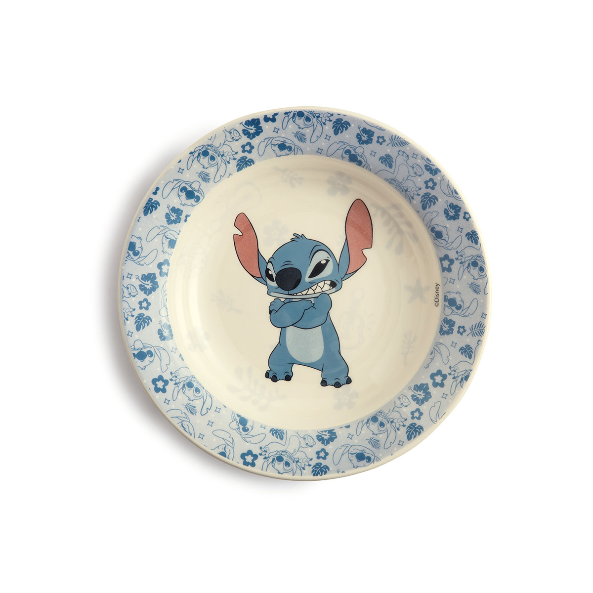 Kit 4 Pratos Fundos Stitch