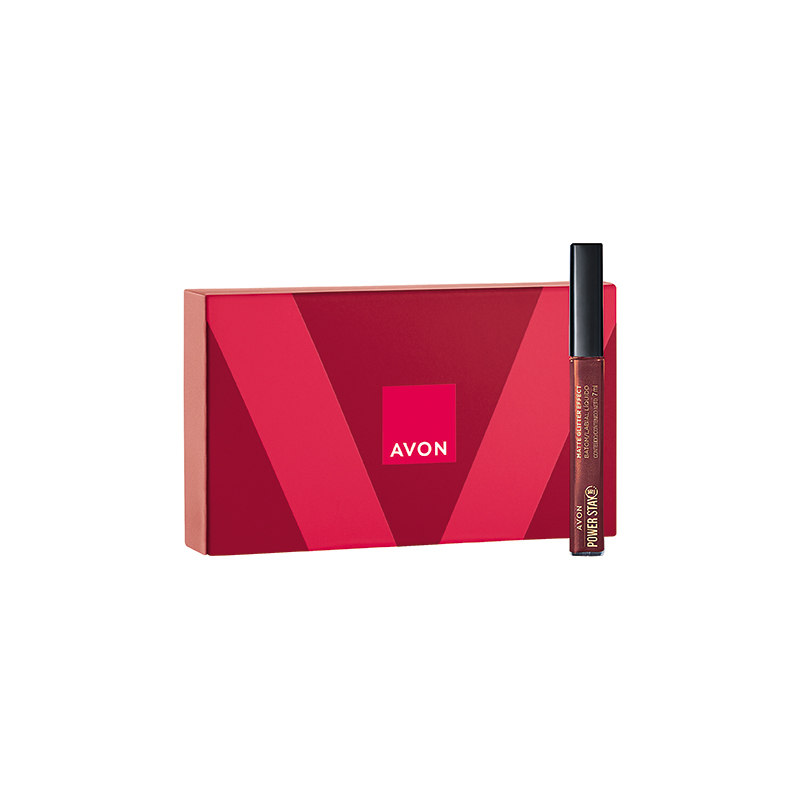 Presente Avon Batom Power Stay Brilho - Nude Iluminado