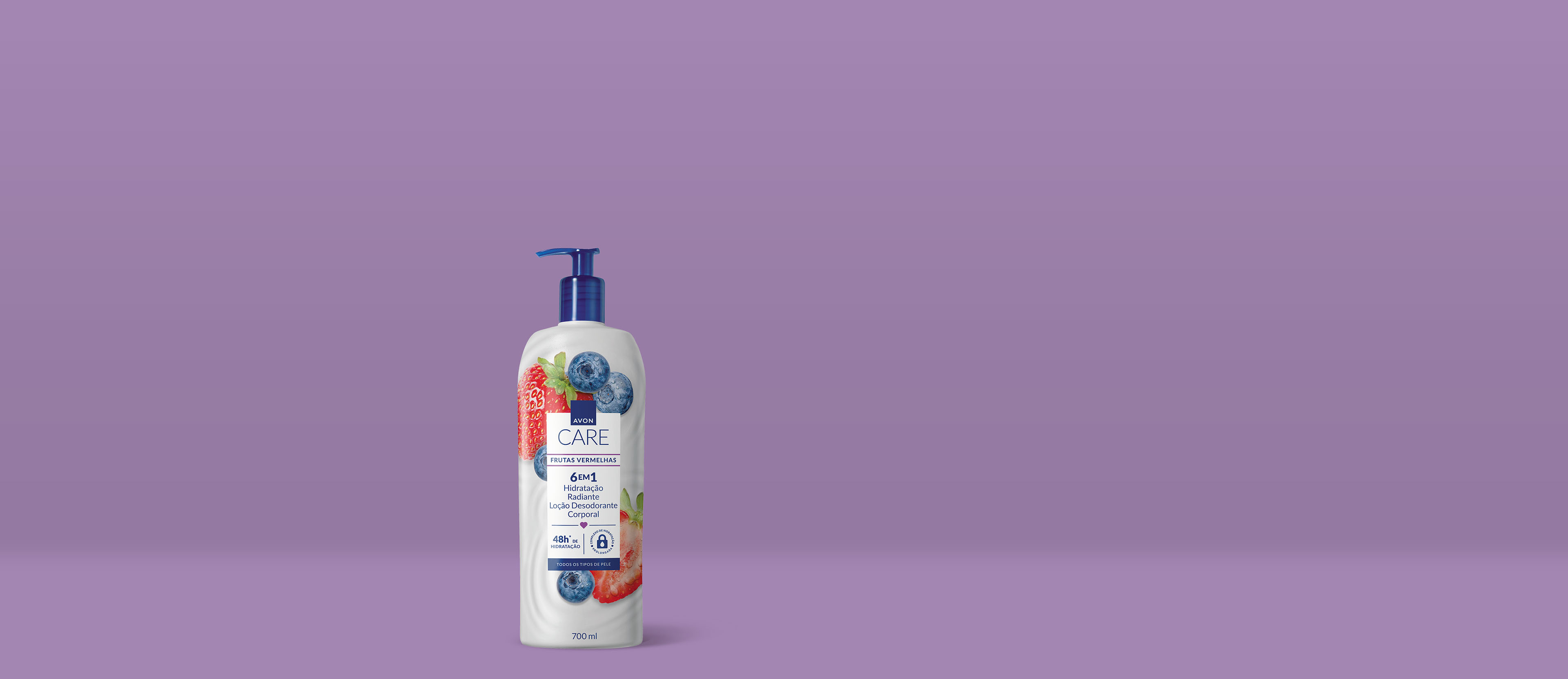 AVON CARE LOÇÃO CORPORAL NUTRITIVA FRUTAS VERMELHAS