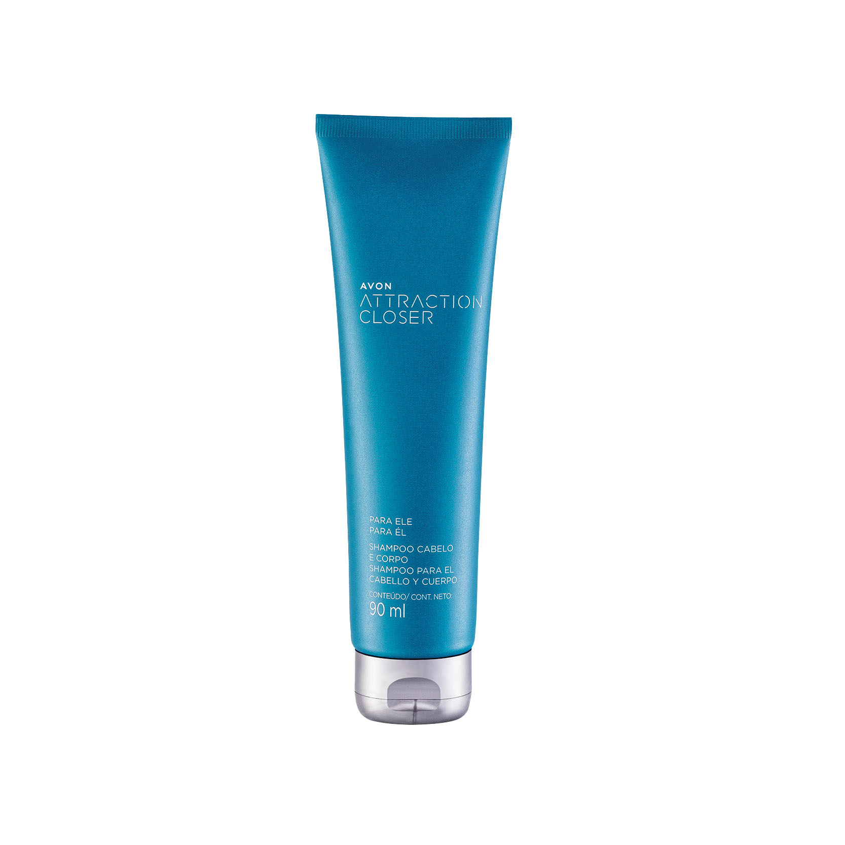 Attraction Closer para Ele Shampoo Cabelo e Corpo