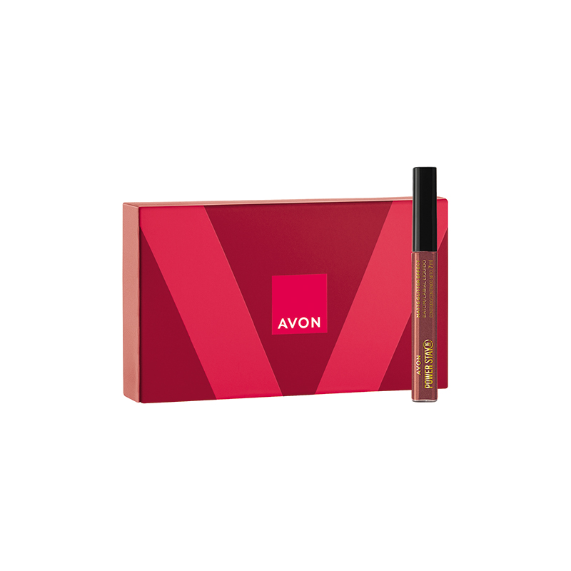 Presente Avon Batom Power Stay Brilho - Nude Perola