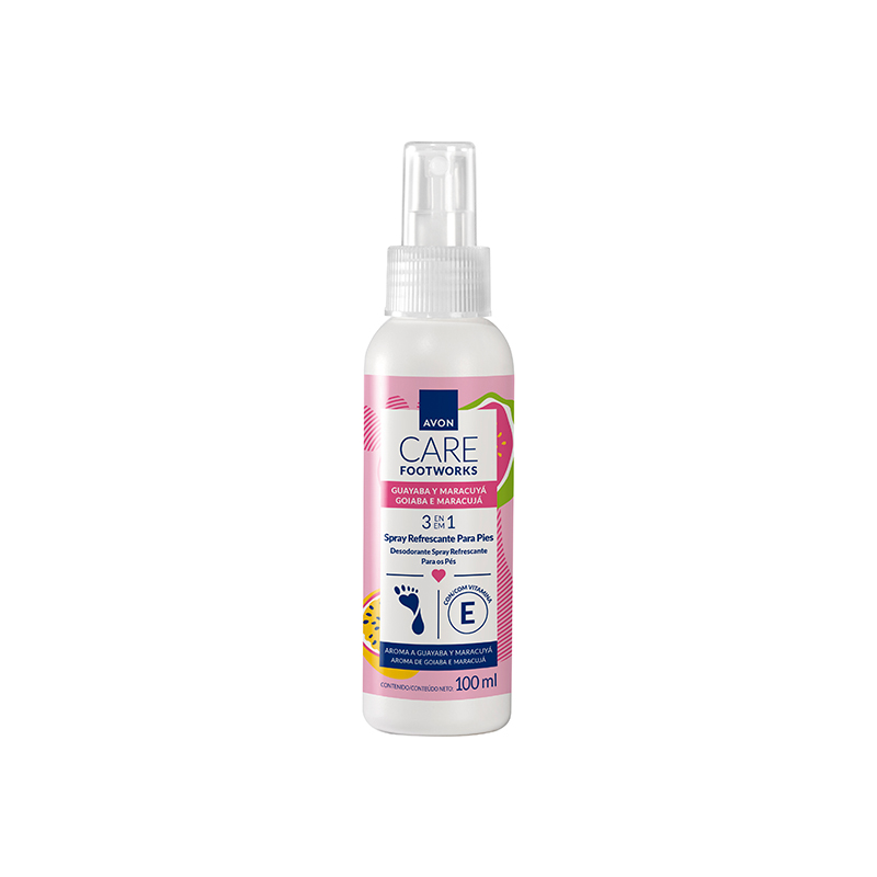 Spray Refrescante Para Pés Maracujá E Goiaba