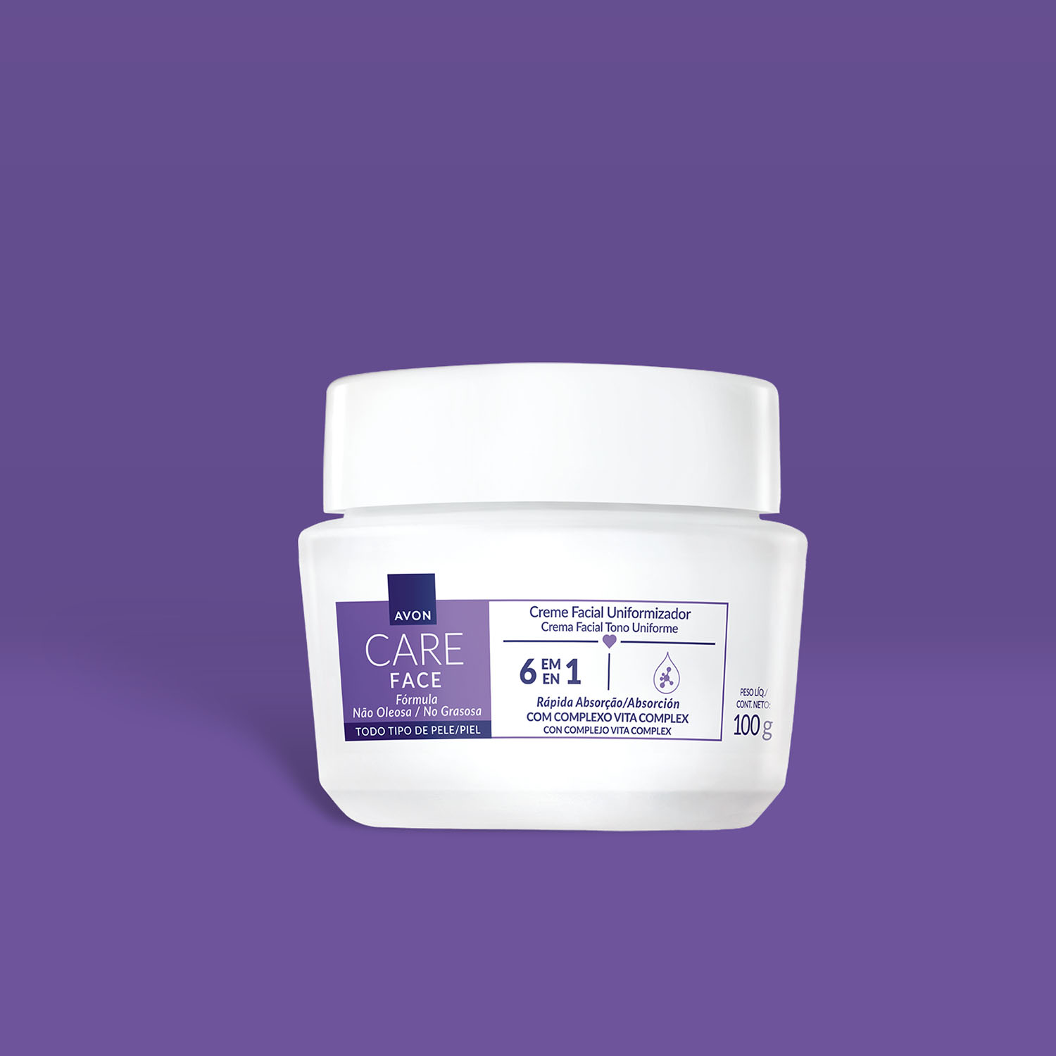 AVON CARE CREME FACIAL UNIFORMIZADOR 6 EM 1