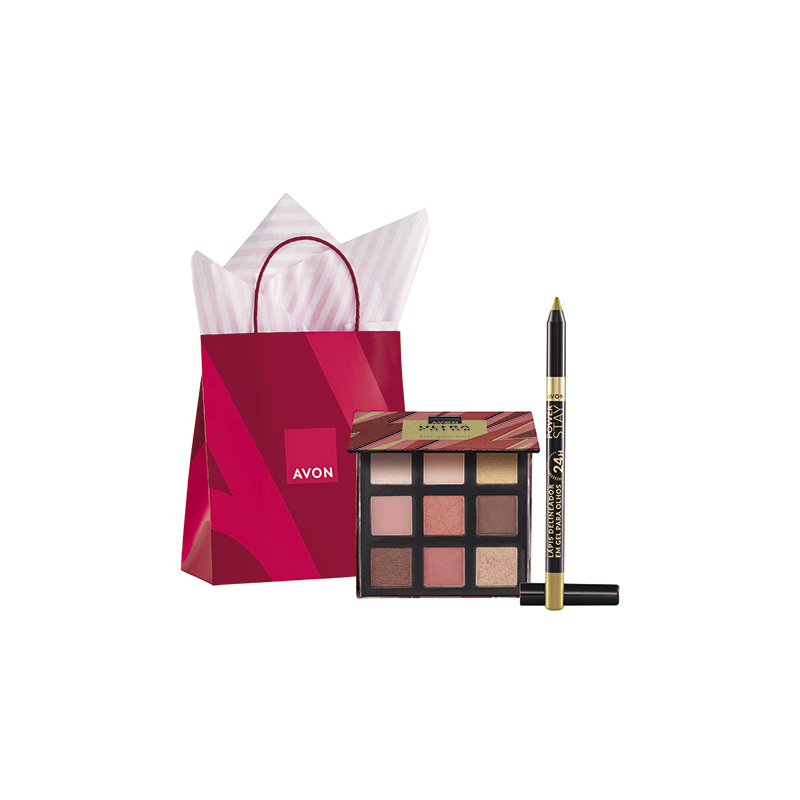 Presente Avon Paleta Olhar Poderoso - Brilho Dourado