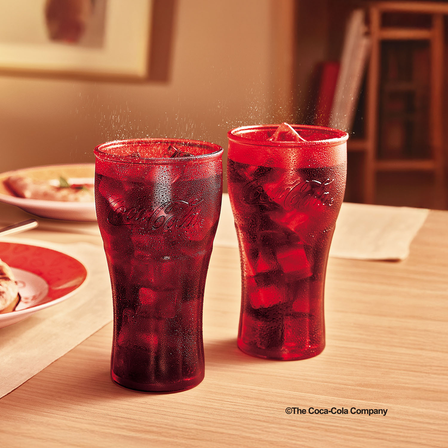 Copo Contour de Plástico Coca-Cola