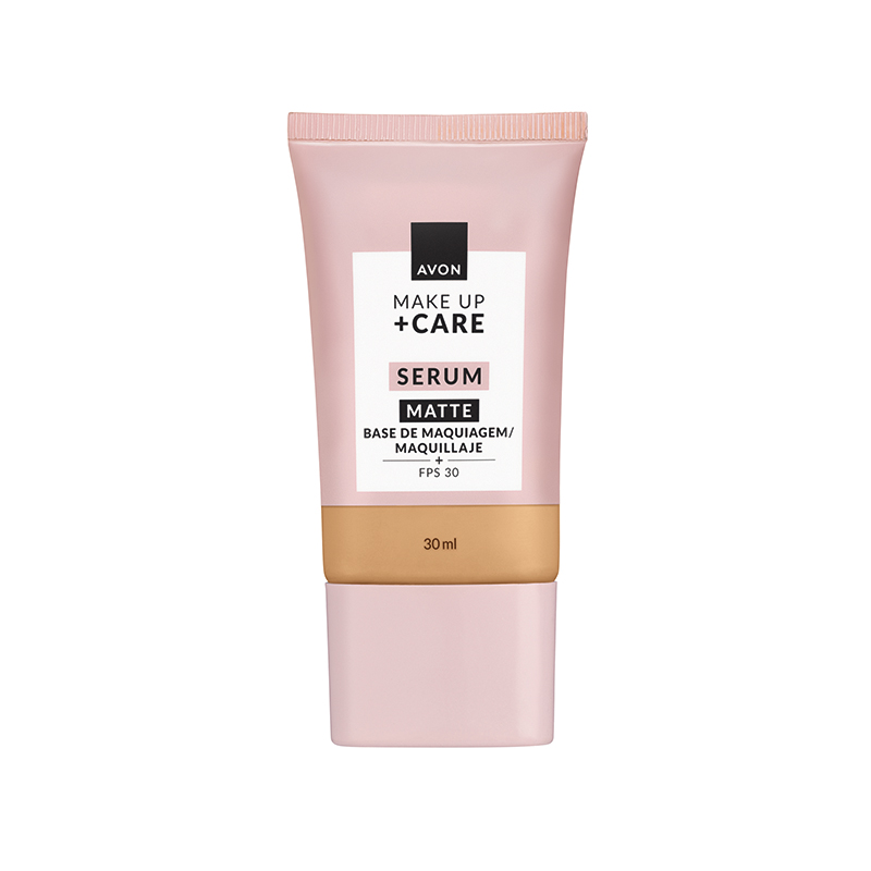 Tratamake Avon Makeup+Care Base Serum Acabamento Matte Fps 30