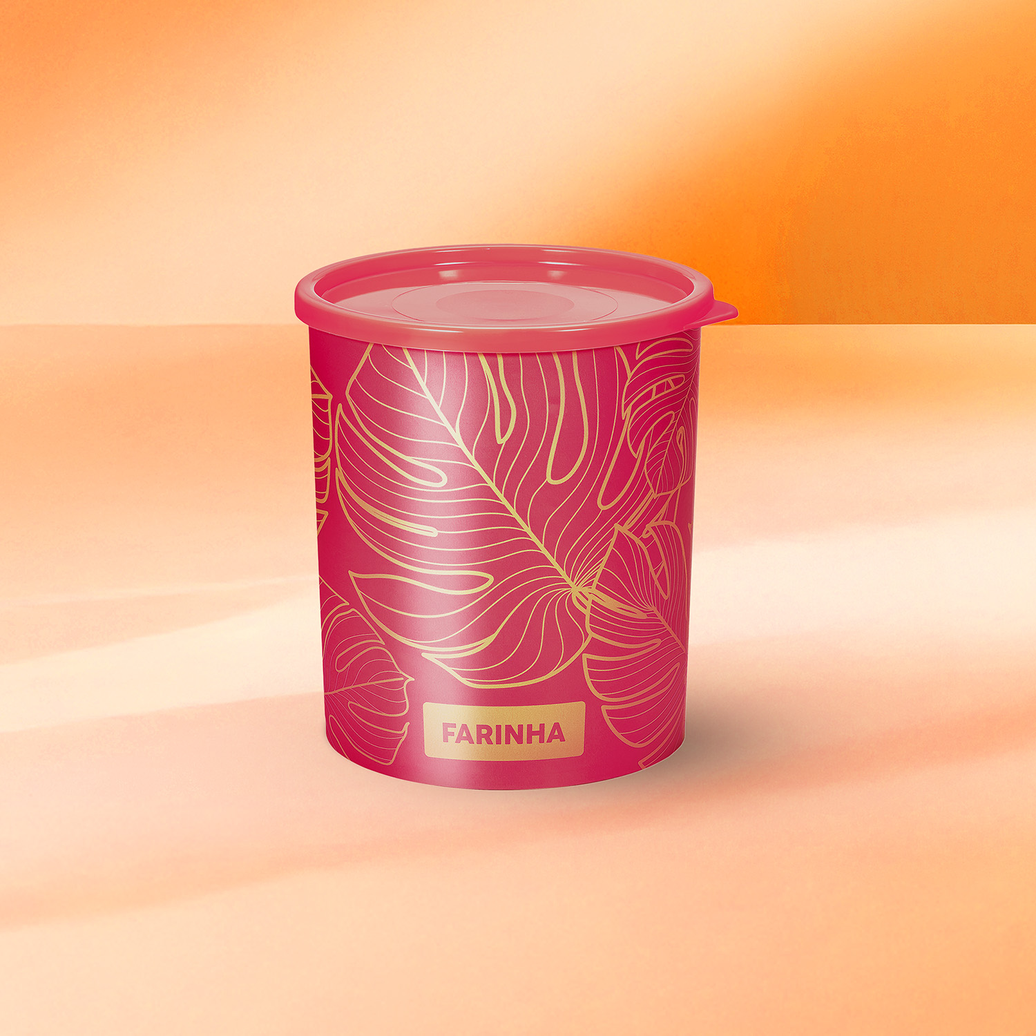 Pote de Mantimento Farinha Natural Gold