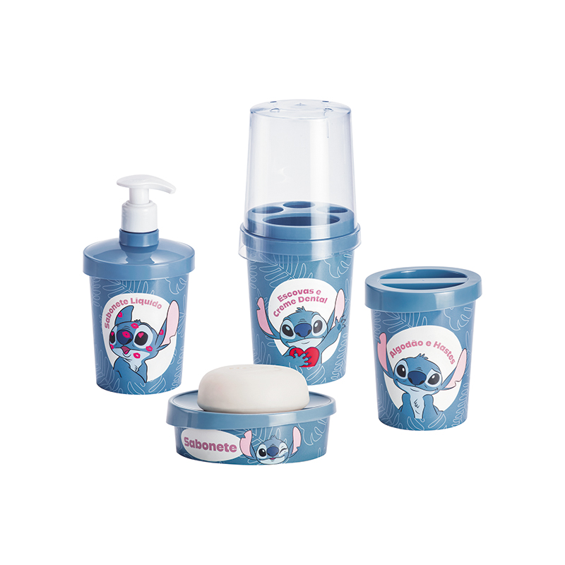 Ce Kit  Banheiro Completo Stitch
