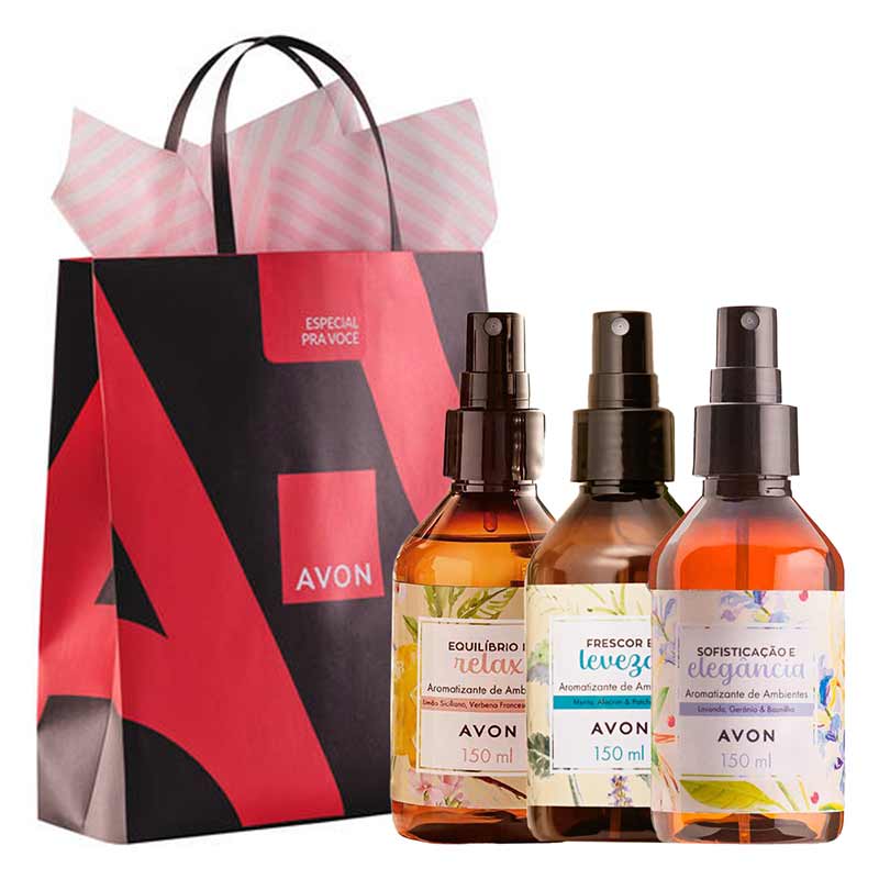 Presente Aromatizador De Ambiente Trio