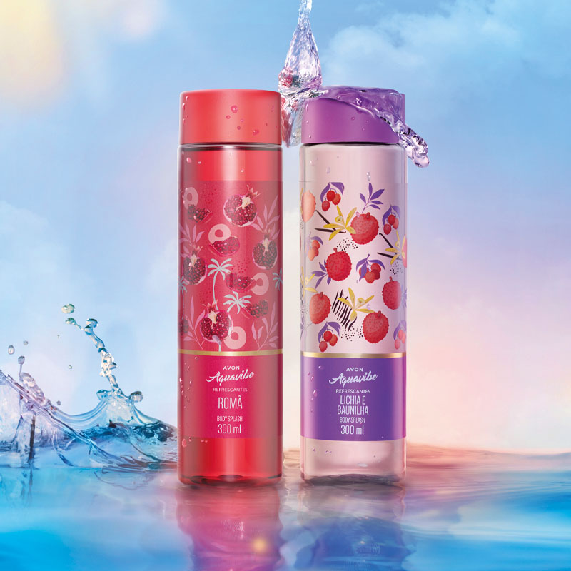 Aquavibe Lichia e Baunilha Body Splash 300ml