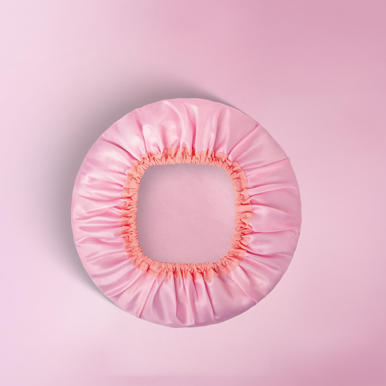 Touca De Cetim Rosa