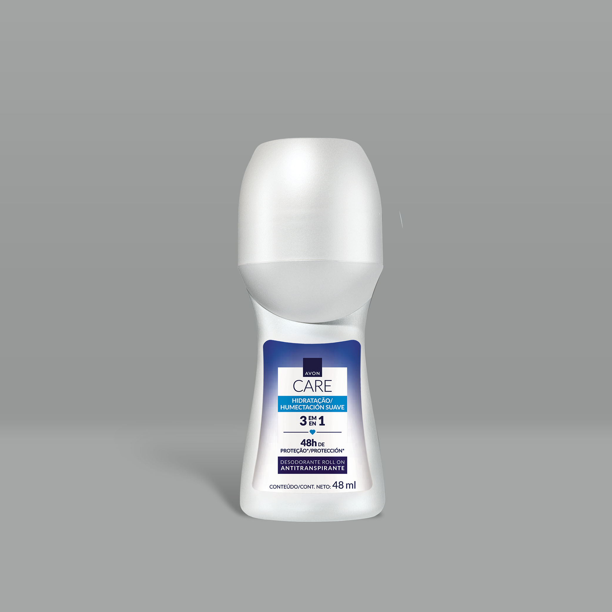 Desodorante Roll-On Antitranspirante Avon Care Hidratação Suave