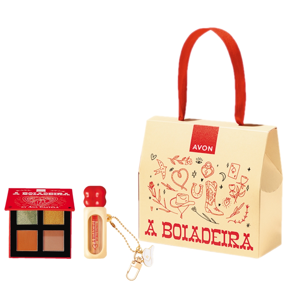 Kit Ana Castela Gloss e Paleta de Sombras